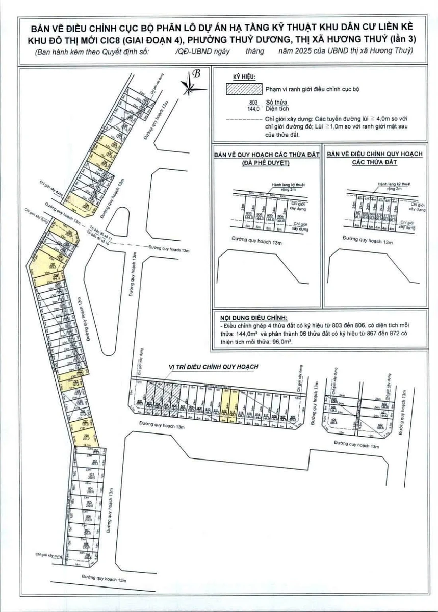 Bán đất KQH CIC8 127,5m² 3,1 tỷ Huế - Ảnh thu nhỏ 4