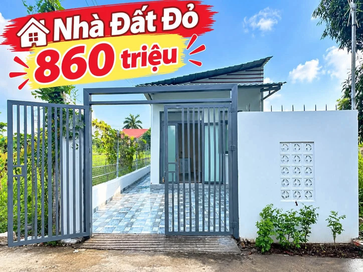 Bán nhà Đất Đỏ 73m² 1 phòng ngủ 860 triệu - Ảnh 1
