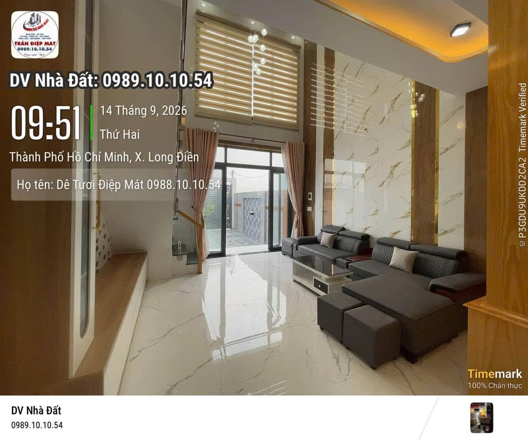 Bán nhà 1 lầu 1 trệt 3PN Long Điền, 125m², 2 tỷ 472 triệu - Ảnh thu nhỏ 3