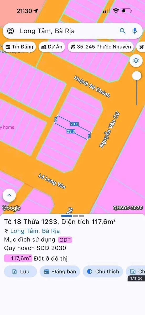 Bán đất mặt tiền kinh doanh 5x23,5m đường Trần Phú, Phường Bà Rịa giá 2,79 tỷ - Ảnh thu nhỏ 3