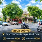 Bán đất góc Võ Văn Tần Quận 1, 600m2, 600 tỷ - Ảnh thu nhỏ 1