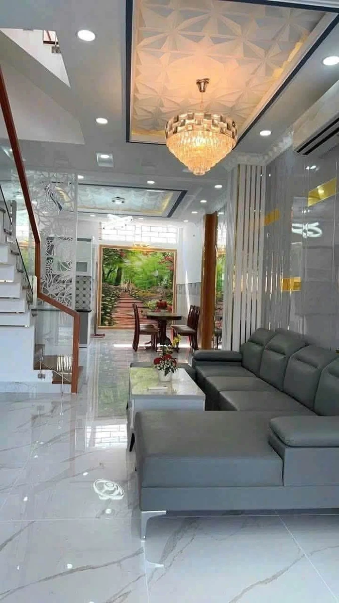 Bán nhà phố 3 lầu 5PN 4WC sân thượng Nhà Bè 6,9 tỷ - Ảnh thu nhỏ 4