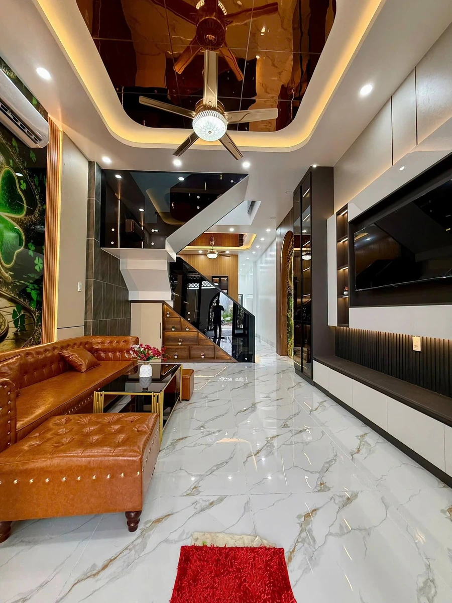 Bán nhà mới 1 trệt 1 lầu 4PN full nội thất nhánh 1081D Lâm Quang Ky, Rạch Giá - Ảnh thu nhỏ 4