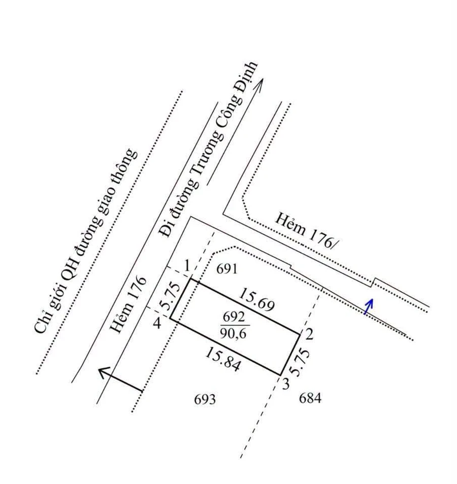 Bán đất 90m² hẻm 176 Trương Công Định, Vũng Tàu, giá 7,3 tỷ - Ảnh thu nhỏ 2