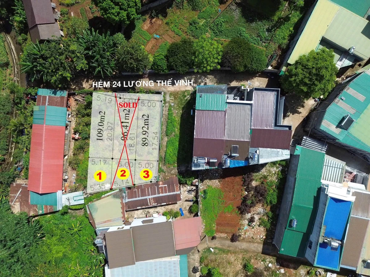 Bán đất thổ cư 5x20m nở hậu hẻm 24 Lương Thế Vinh, Buôn Ma Thuột giá 2 tỷ 650 triệu - Ảnh 1