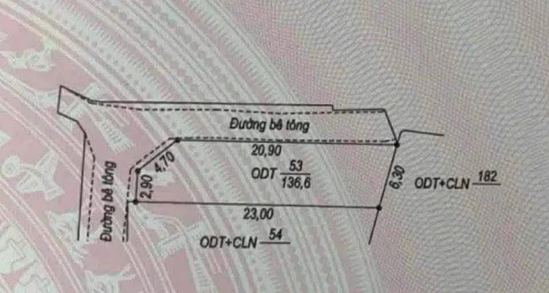 Bán lô đất Quận 1, 138m², 1 tỷ 6