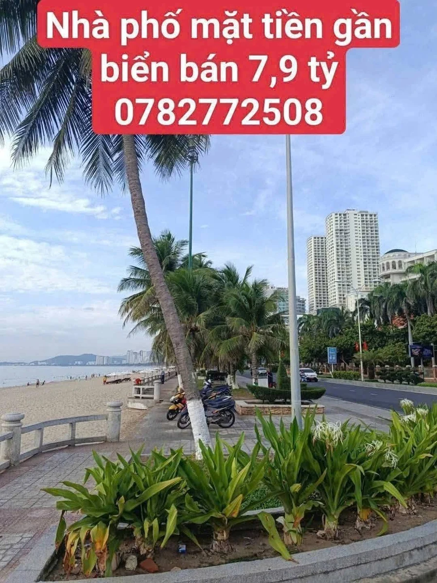 Bán nhà phố lô gốc gần biển Nha Trang 77m2 giá 7,9 tỷ - Ảnh 1