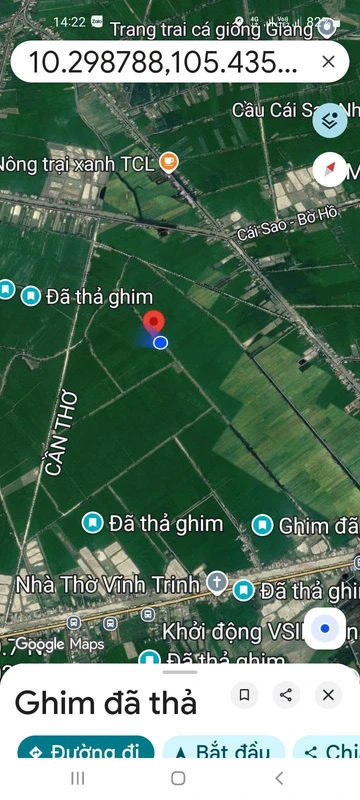 Bán 1296m2 đất nông nghiệp Vĩnh Thạnh, Cần Thơ