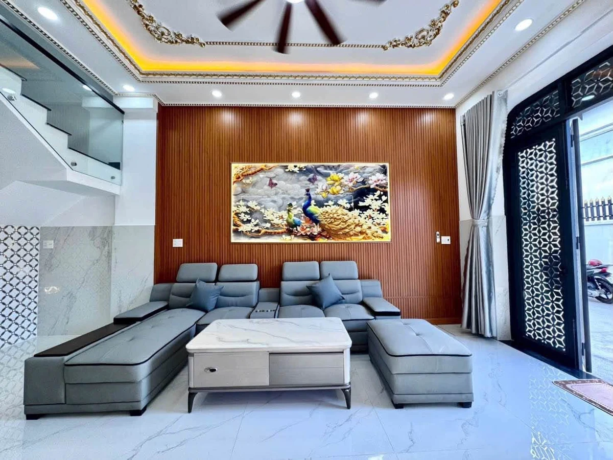Bán nhà phố sổ hồng riêng 4,5x14m, 4PN 5WC, đường Hiệp Thành 07, Quận 12 - Ảnh thu nhỏ 5