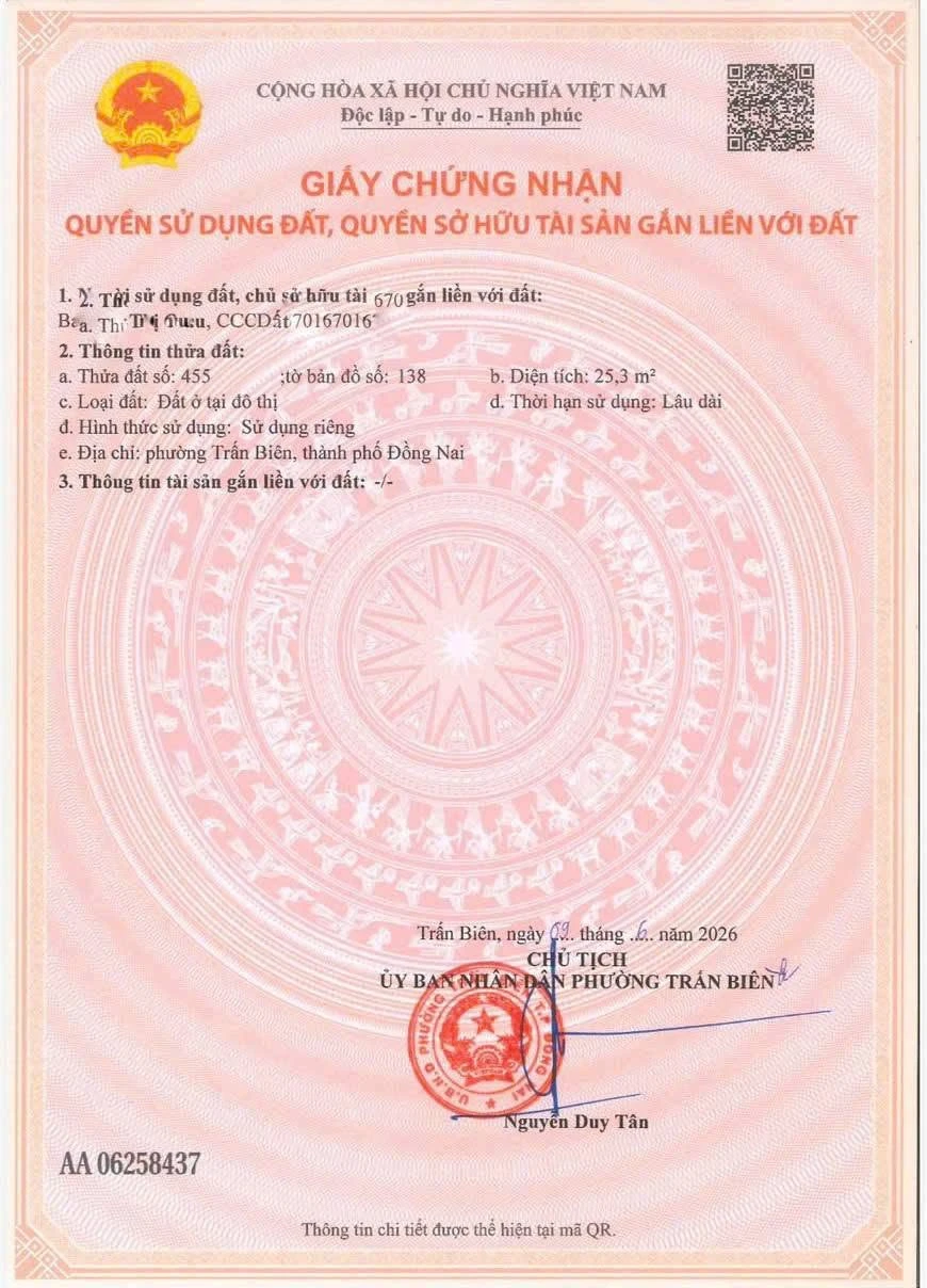 Bán nhà 26m2 sổ riêng Phường Hoà Pình gần chợ, trường học - Ảnh 1