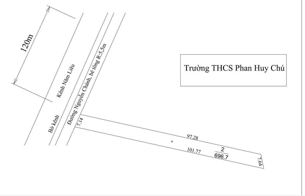 Bán 3 nền đất mặt tiền Nguyễn Chánh, An Giang, 700m2 - Ảnh thu nhỏ 2