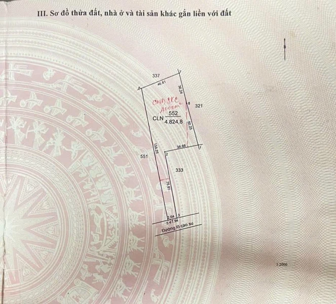 Bán đất SKC 4.000m² Dầu Tiếng 6,9 tỷ