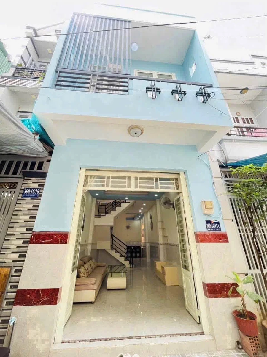 Bán nhà 1 trệt 1 lầu 45m2 sổ hồng riêng hẻm ô tô 4m đường Tân Thới Hiệp 21, Quận 12 - Ảnh thu nhỏ 2