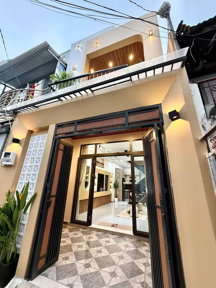 Bán nhà mới 1 trệt 1 lầu 56,4m² hẻm Phạm Văn Chiêu, Gò Vấp - 5,98 tỷ - Ảnh thu nhỏ 2