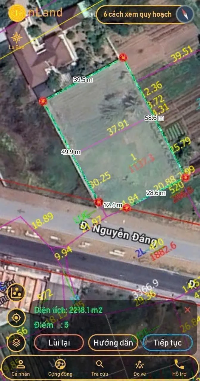 Bán đất ODT 2.233m² mặt tiền Nguyễn Đáng, Trà Vinh - Ảnh 1