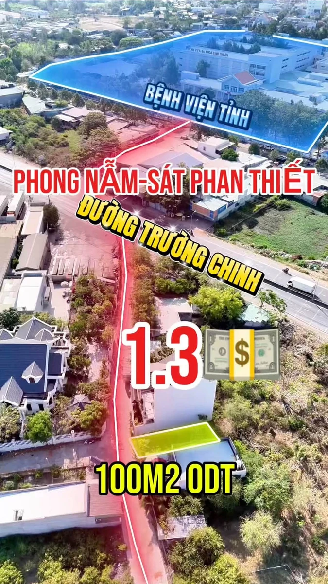 Bán đất Phong Nẫm 100m² sát trung tâm Phan Thiết 1,3 tỷ - Ảnh thu nhỏ 4