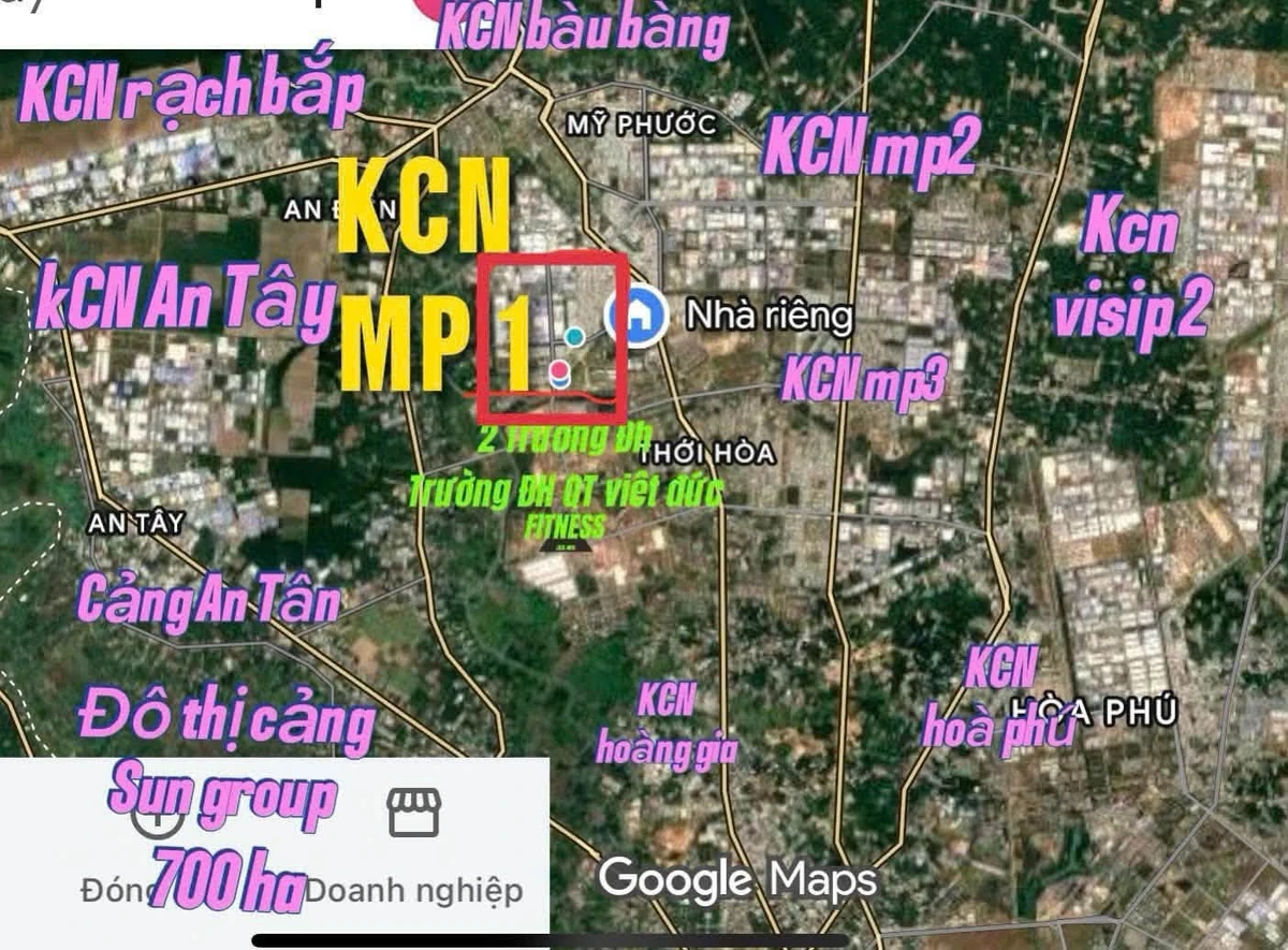 Bán dãy nhà mặt tiền kinh doanh & trọ KCN Mỹ Phước 1 Bến Cát - Ảnh thu nhỏ 4