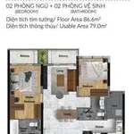 Celadon City 2PN 2WC | Giá tốt | Diamond Centery 86,6m2 7,8 tỷ all-in | Thanh toán giãn - Ảnh thu nhỏ 10