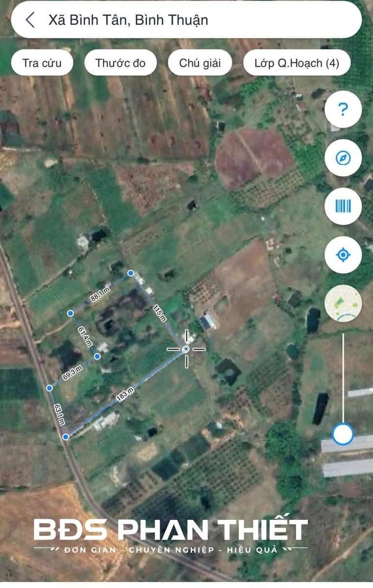 Bán đất nhà yến 16.000 m² Bình Tân Phan Thiết 5.4 tỷ - Ảnh 1