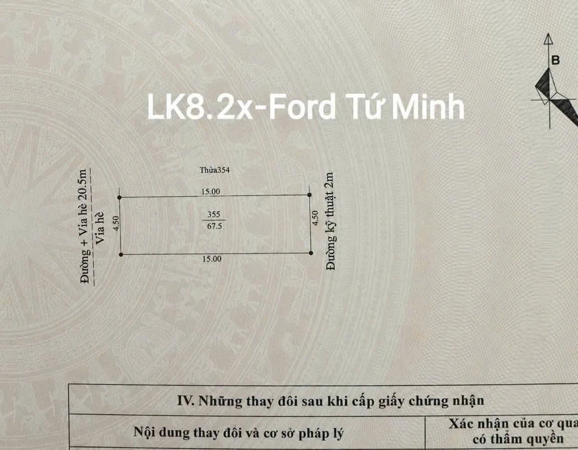 Bán đất mặt tiền 4.5m kinh doanh KĐT Ford Hải Dương 67.5m2 - Ảnh thu nhỏ 3