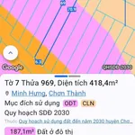 Bán đất mặt tiền 418 m² Minh Hưng Bình Dương 580 triệu - Ảnh thu nhỏ 5