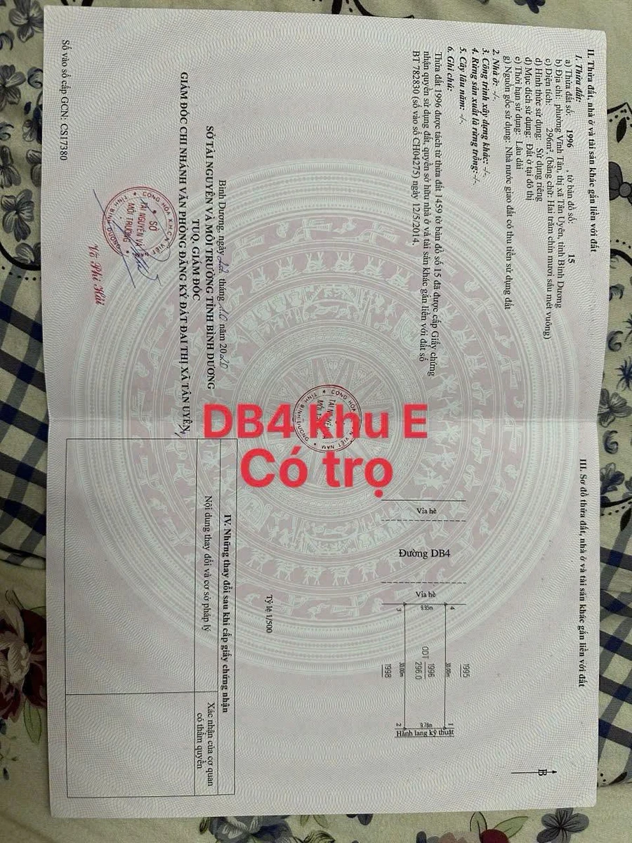 Bán đất 600m2 đường DB4, VSIP2, Vĩnh Tân - Ảnh 1