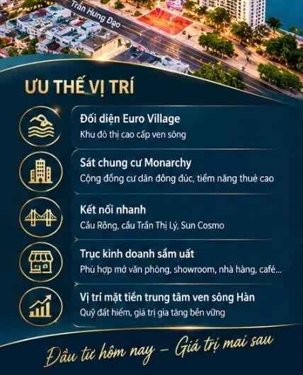 Bán đất mặt tiền Trần Hưng Đạo Đà Nẵng 140m² 30,8 tỷ