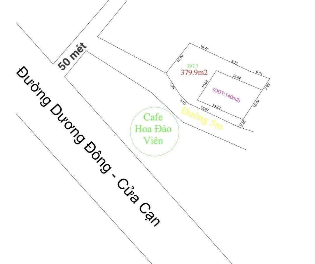 Bán đất 400m² (140m² thổ cư) Nhà Bè 4 tỷ - Ảnh 1