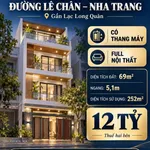 Bán nhà 4 tầng có thang máy Lê Chân Nha Trang, 252m² - Ảnh thu nhỏ 1