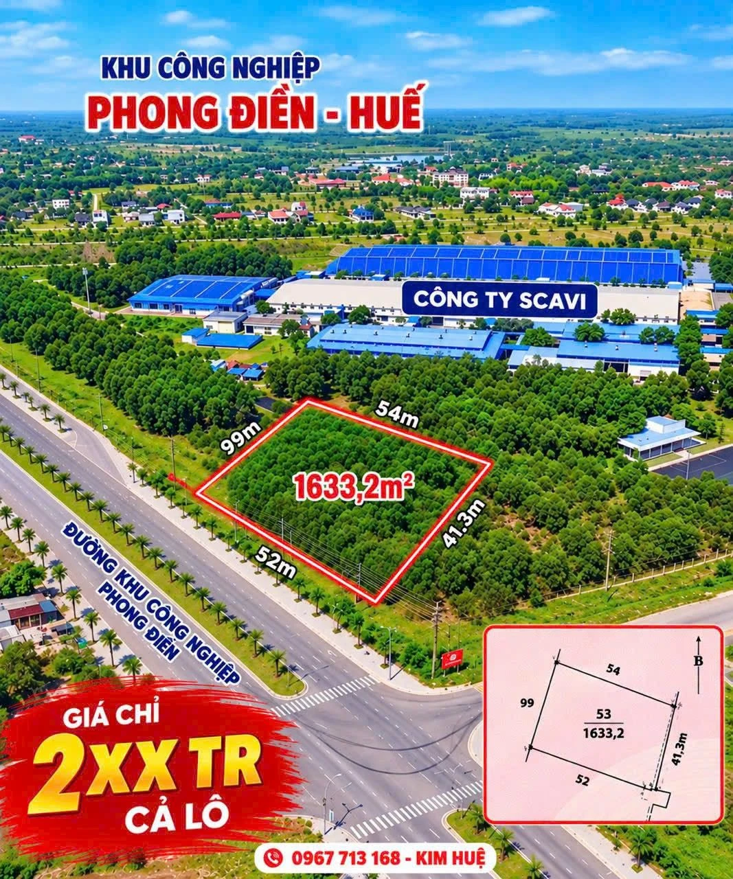 Bán đất mặt tiền Tỉnh Lộ 9 Phong Điền Huế 1700m² - Ảnh 1