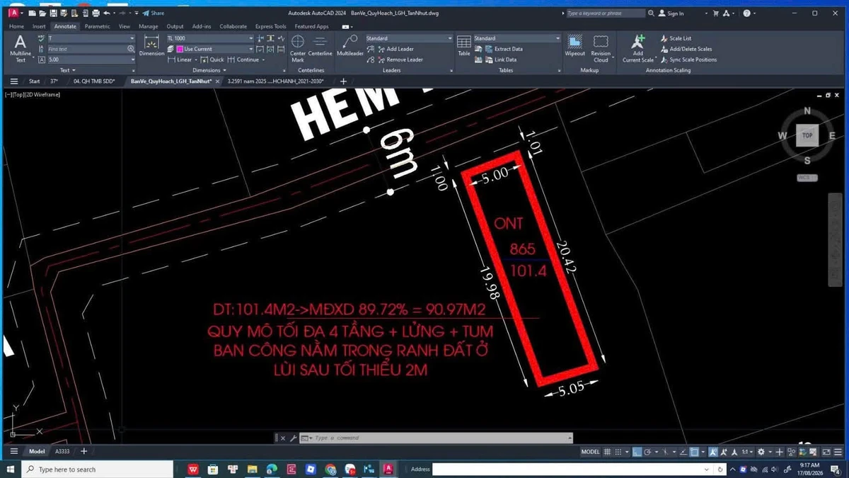 Bán đất thổ cư 100m2 (5x20) gần cầu Chợ Đệm, xã Tân Nhựt, Bình Chánh, giá 3 tỷ - Ảnh thu nhỏ 5