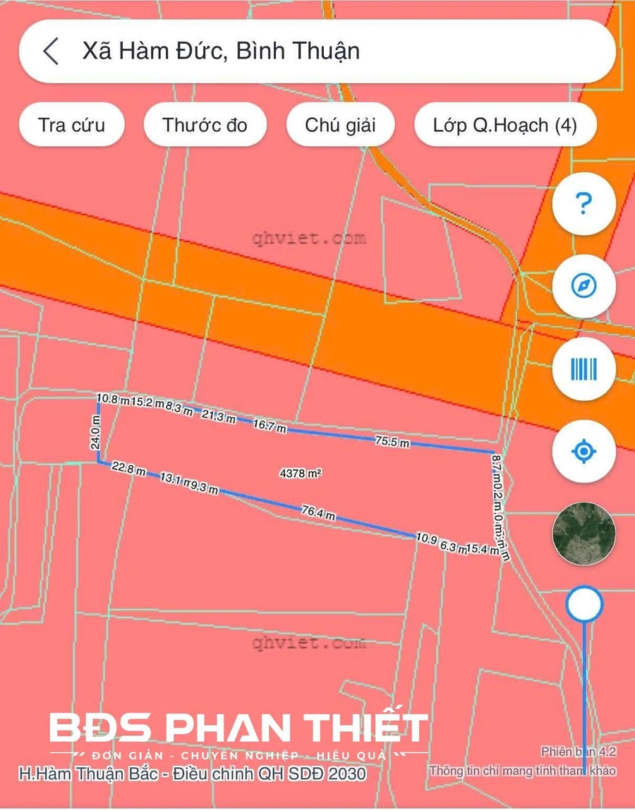 Bán đất lô góc 2 mặt tiền Hàm Đức 4.211 m² - Ảnh 1