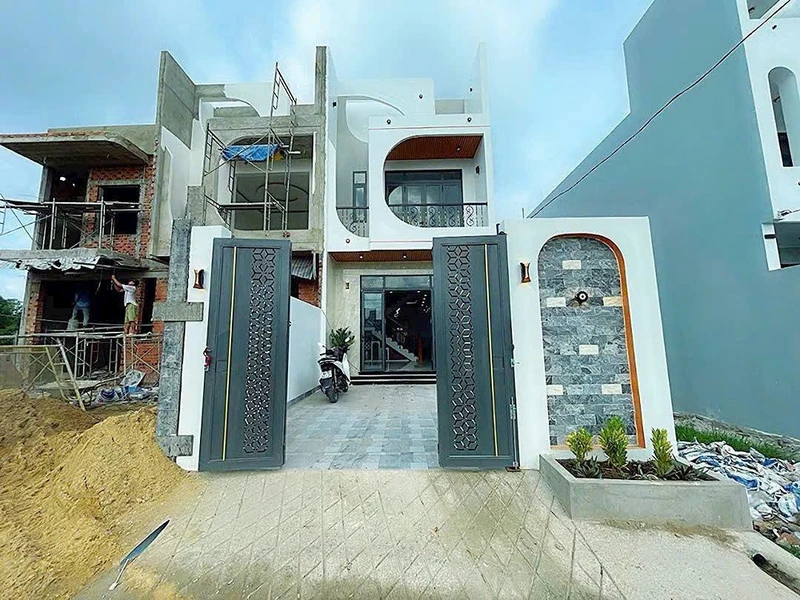 Bán nhà 1 trệt 1 lầu mới xây 155m2, 4PN, Đức Hòa Hạ, Đức Hòa, Long An - 3,05 tỷ