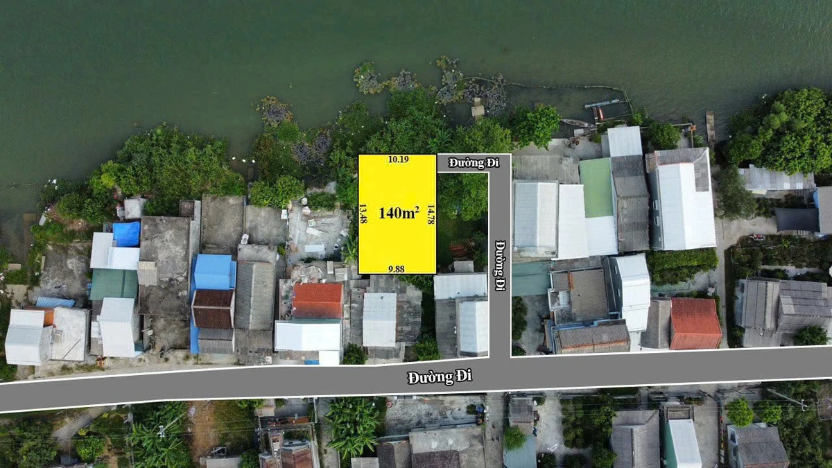 Bán đất Hóa Châu view sông 140m² 590 triệu - Ảnh 1