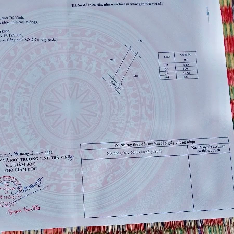 Bán đất nền hẻm 58 Thạch Ngọc Biên, Trà Vinh, 5,2 x 21m - Ảnh thu nhỏ 2