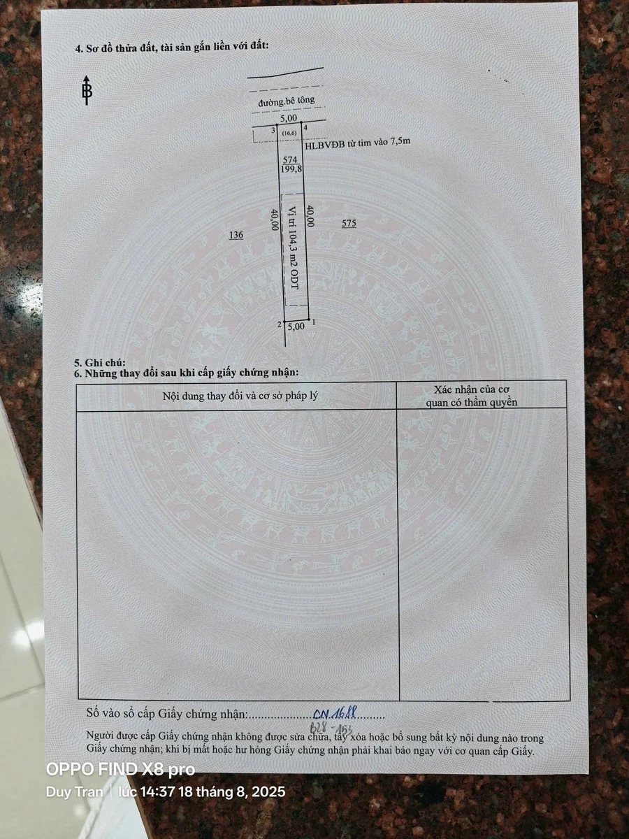 Bán lô đất 400m² Đồng Xoài, Bình Phước, 1 tỷ 950 triệu - Ảnh thu nhỏ 5