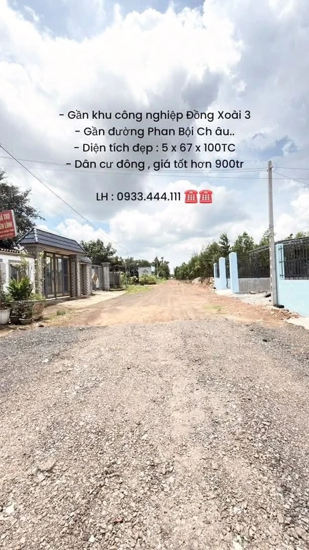 Bán đất Bình Phước Đồng Nai 335m2 giá 900 triệu