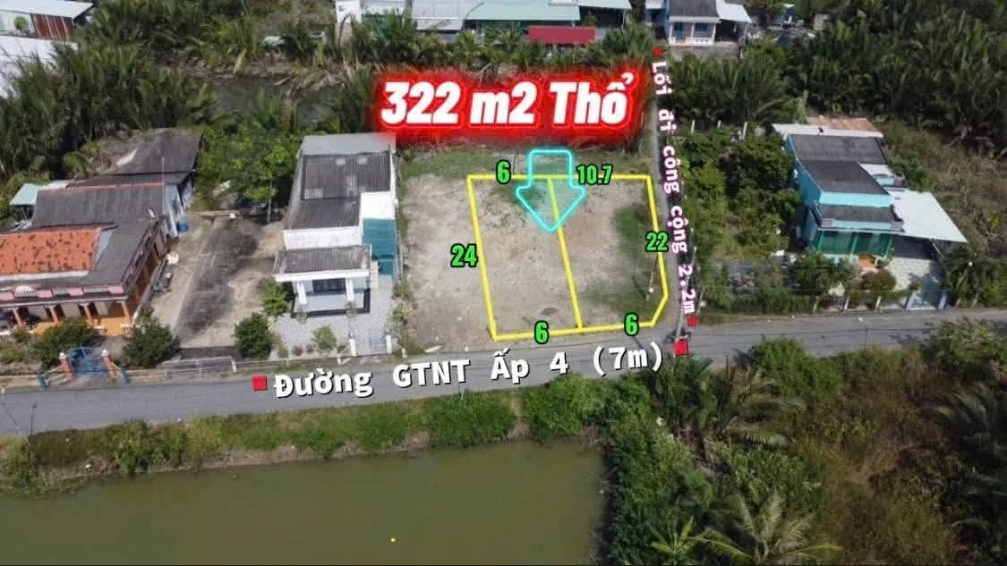 Bán lô đất góc 182m2 thổ cư Cần Dước Long An - Ảnh thu nhỏ 4