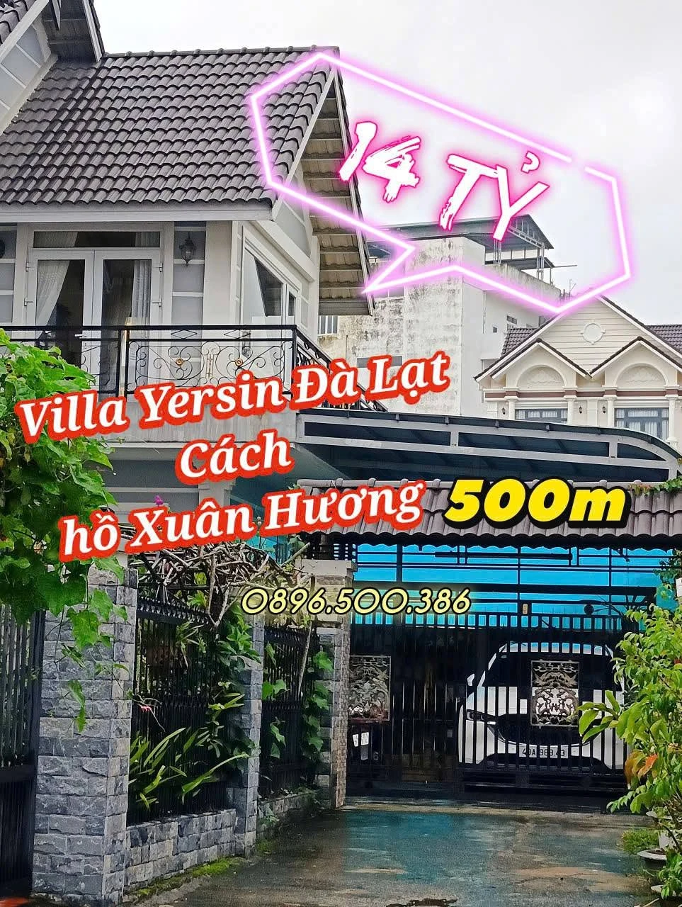 Bán biệt thự Yersin P9 Đà Lạt 200m² 14 tỷ - Ảnh 1