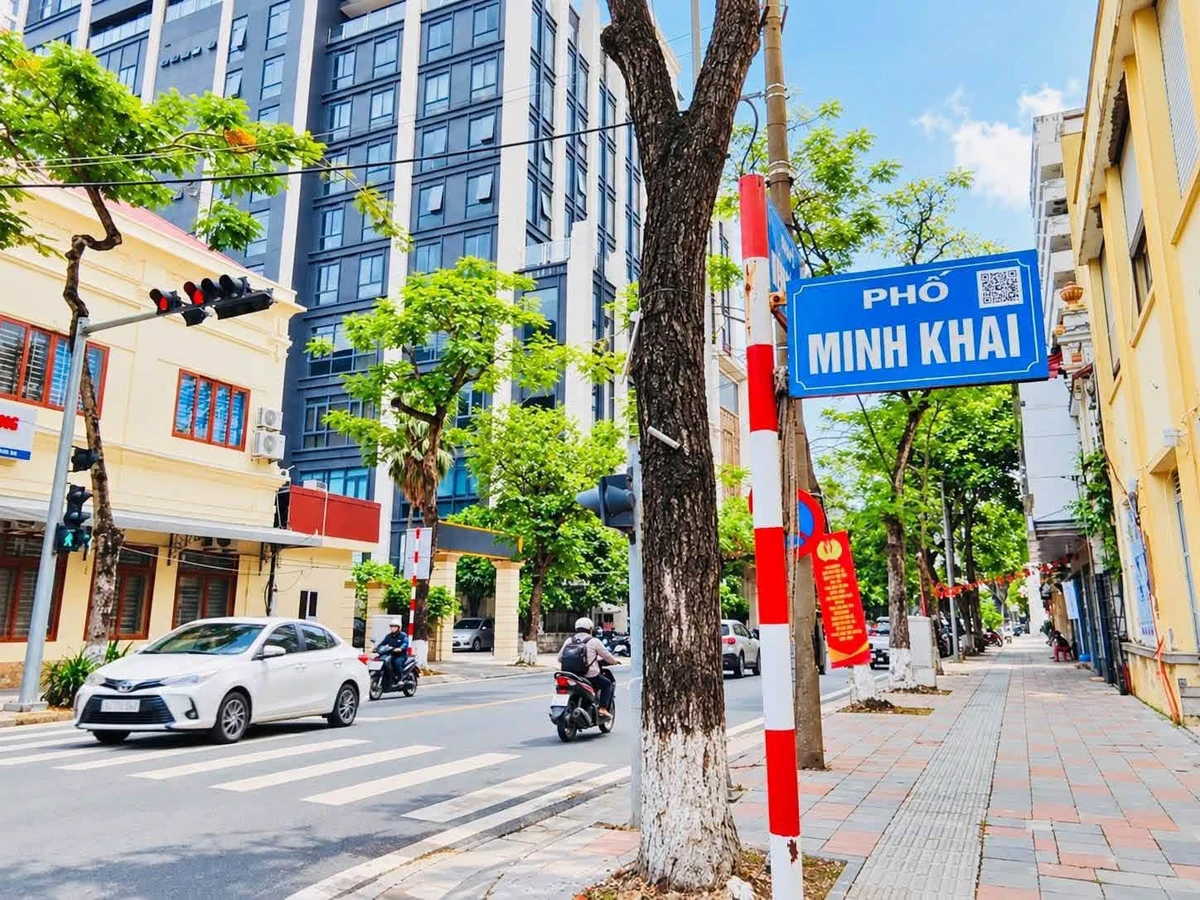 Bán lô góc mặt phố Minh Khai 64m², 4 tầng, 18 tỷ - Ảnh 1