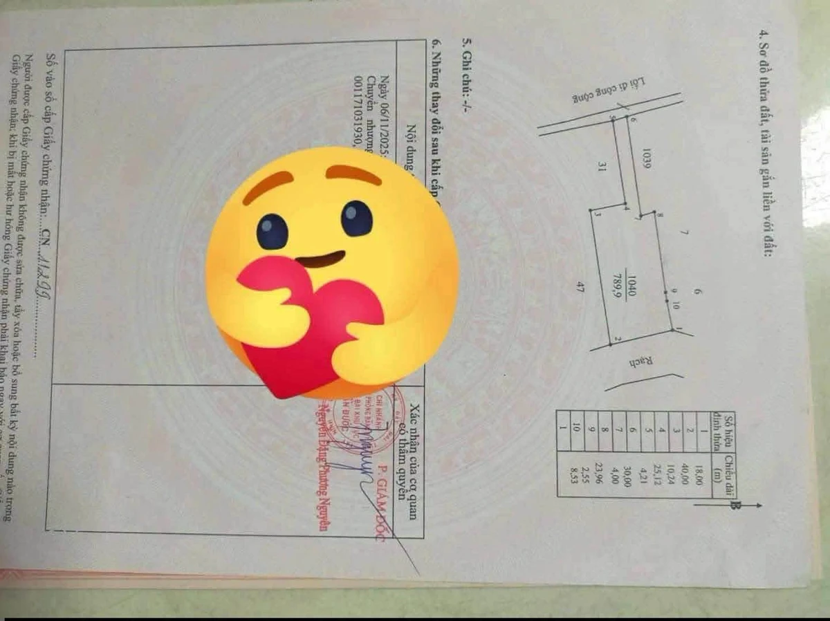 Bán đất thổ + vườn 909m² tại Mỹ Lệ Cần Dước, giá 1 tỷ 550 - Ảnh thu nhỏ 3