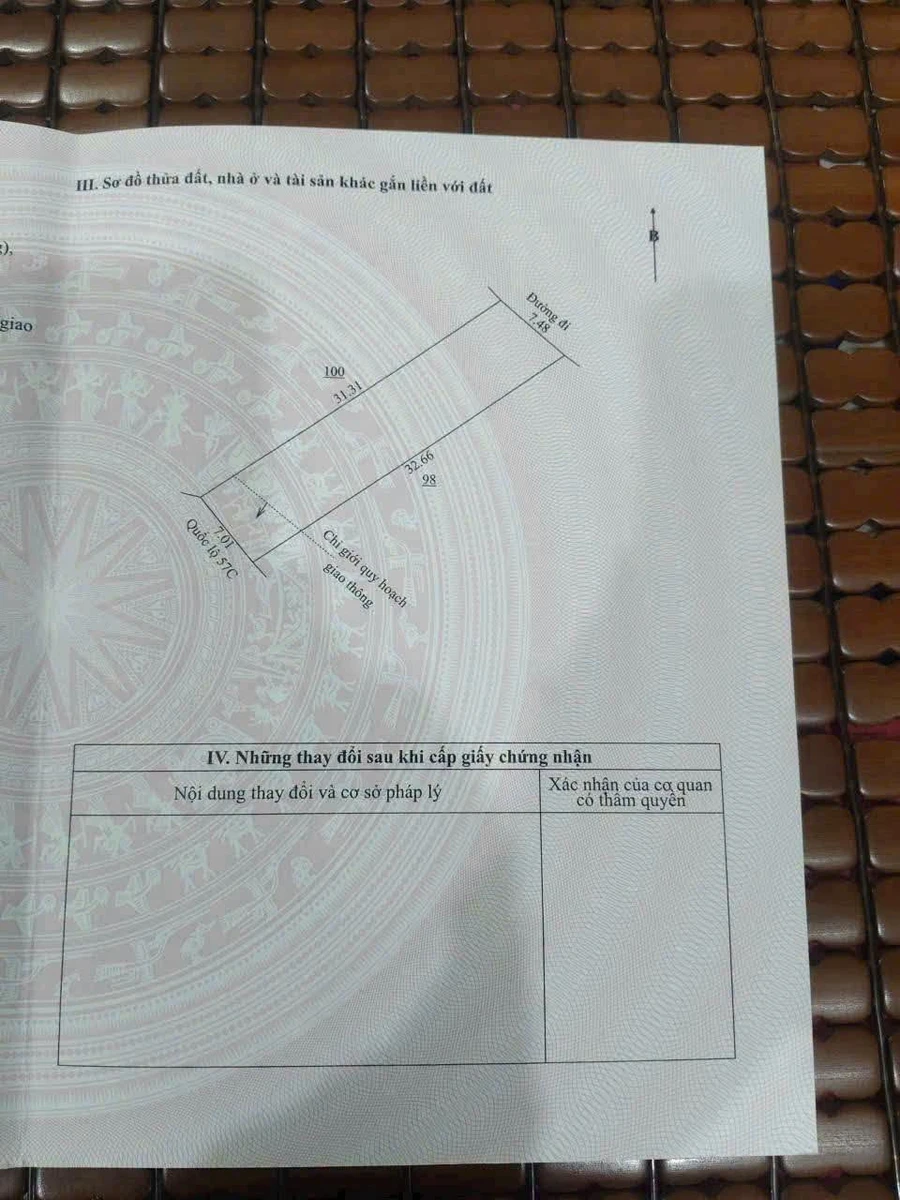 Bán đất nền mặt tiền Quốc lộ 57C, Bến Tre 228m2 - Ảnh thu nhỏ 2