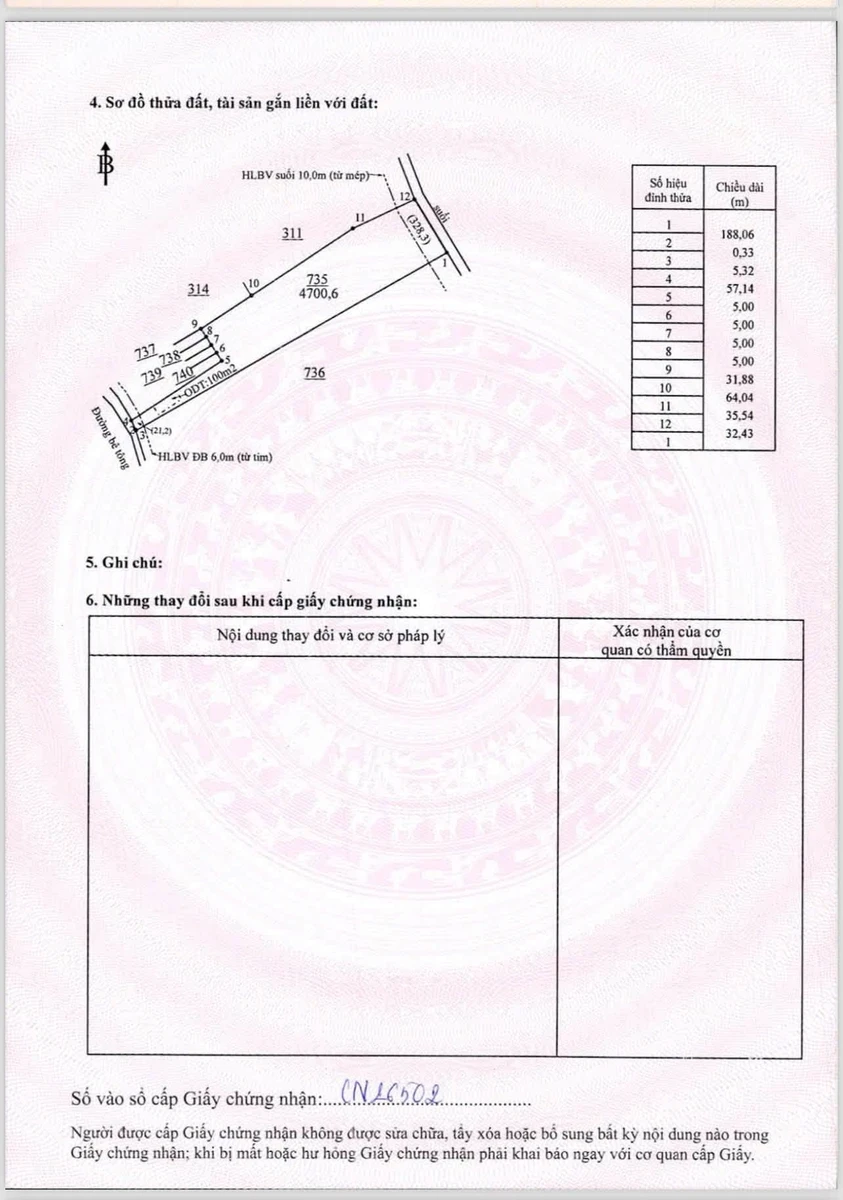 Đất sào view suối 4700m² Đồng Nai - 1 tỷ 500 - Ảnh thu nhỏ 3