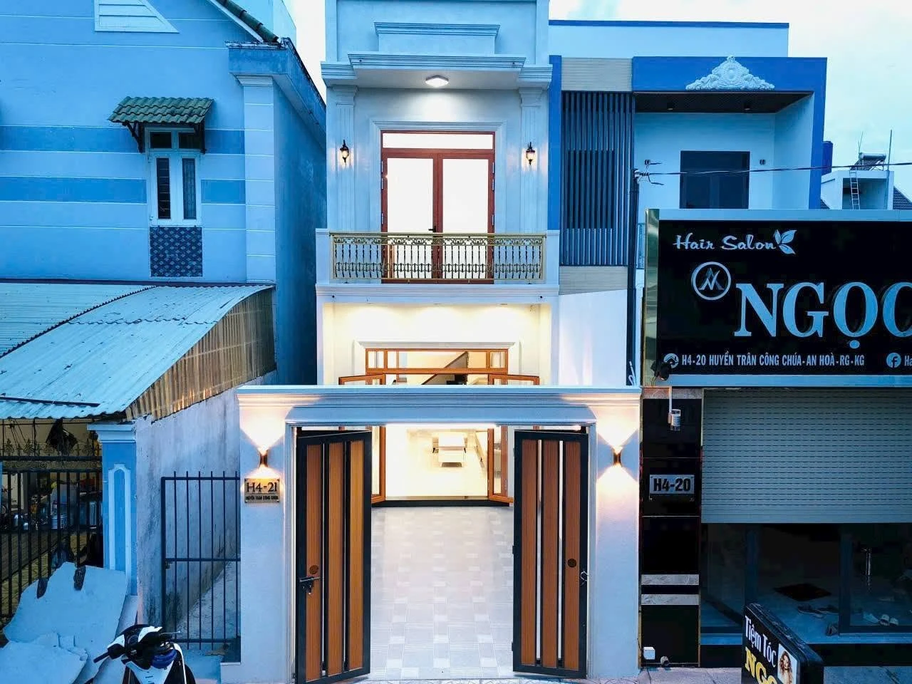 Bán nhà mới 1 trệt 1 lầu Rạch Giá An Giang 112.8m² - Ảnh 1