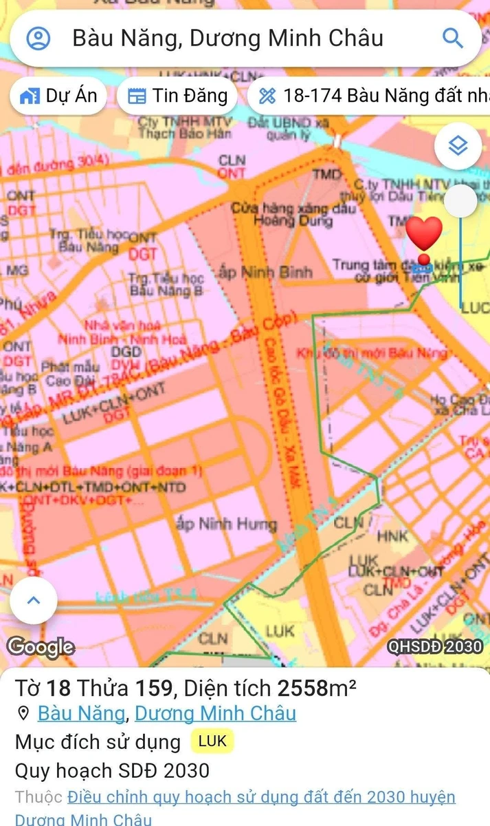 Bán đất Tây Ninh 5095m² 3,6 tỷ Phường Ninh Thạnh - Ảnh thu nhỏ 2