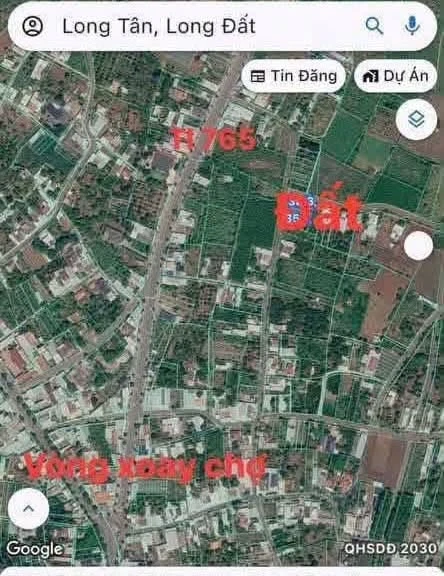 Bán đất gần chợ Long Tân 120m², đường nhựa - Ảnh thu nhỏ 2