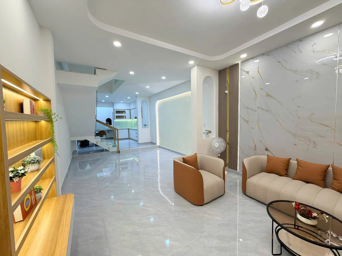 Bán nhà 1 trệt 2 lầu sân thượng 72m2 full nội thất, Cư Xá Phú Lâm A, Quận 6 - Ảnh thu nhỏ 5