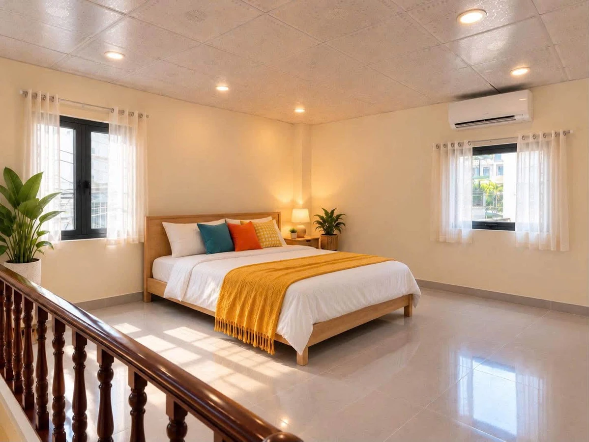 Bán nhà 1 trệt 1 lửng góc 2 mặt tiền 52m2 hẻm ô tô 4m Phước Hải, Nha Trang - Ảnh thu nhỏ 3