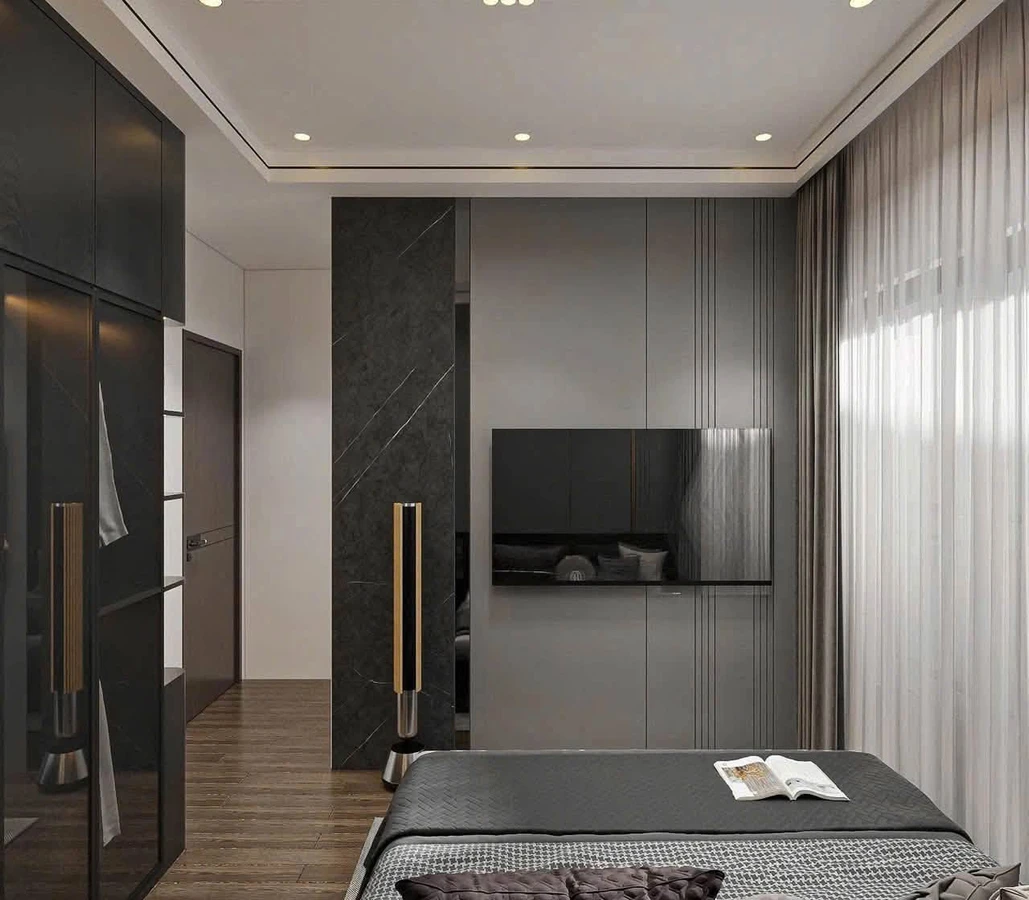 Bán nhà 4 tầng 200m² Quán Bàu full nội thất, có gara - Ảnh thu nhỏ 2