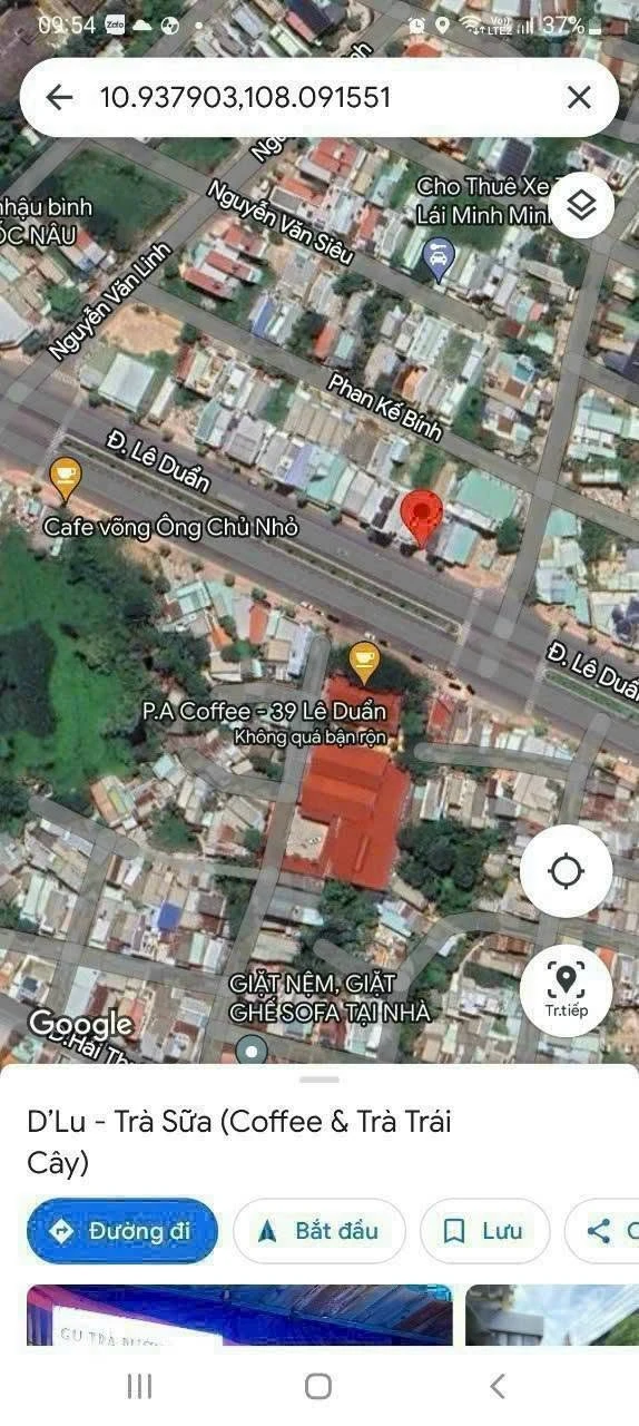 Bán đất thổ cư mặt tiền Đại lộ Lê Duẩn 85m², Phú Trinh - Ảnh 1